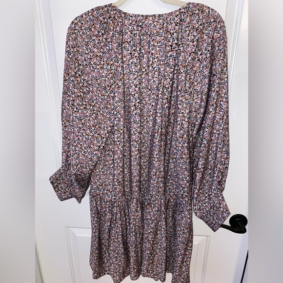 NWOT - H&M Floral long sleeve babydoll dress - Picture 2 of 6